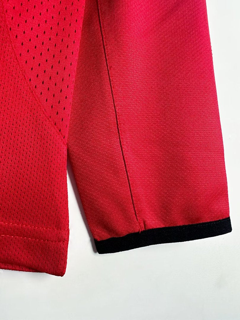 Manchester United 2005-06 Home Long Sleeve Soccer Jersey