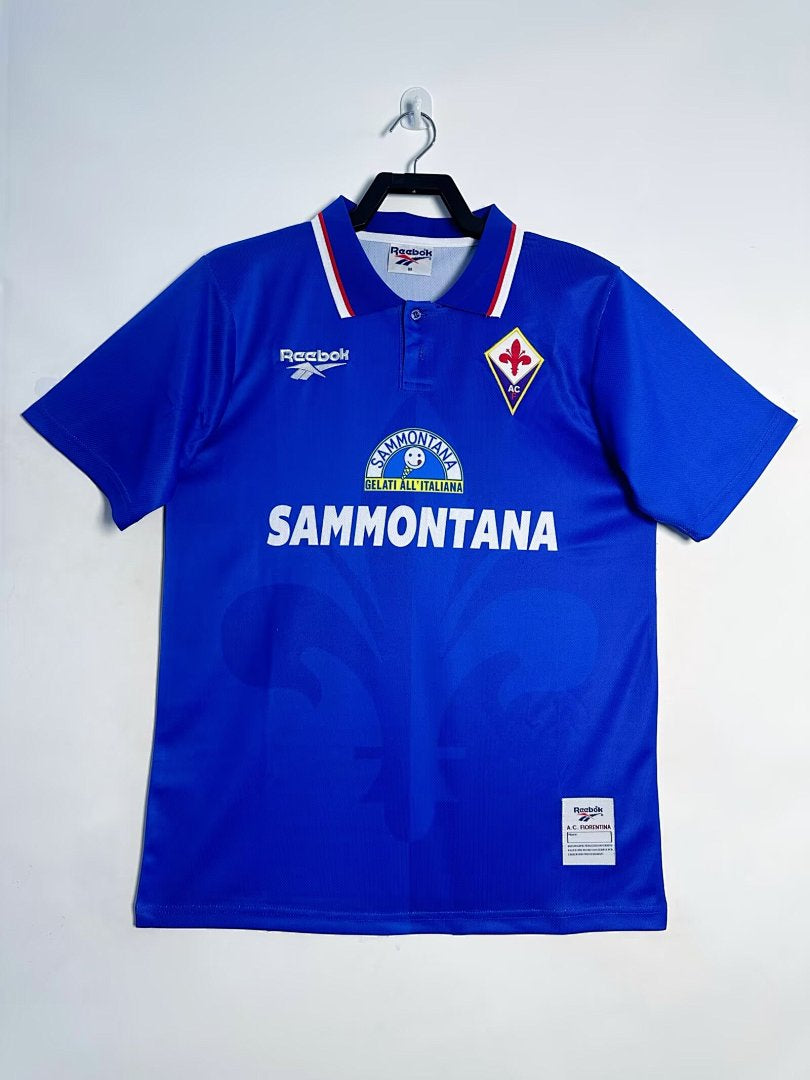 Fiorentina 1995-96 Home Long Sleeve Soccer Jersey