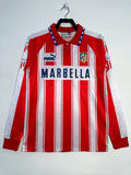 Atlético Madrid 1994-95 Home Long Sleeve Soccer Jersey