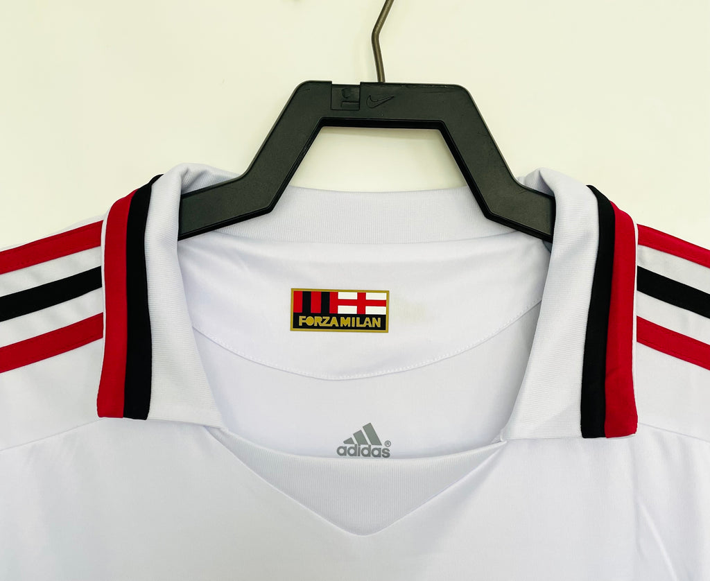 AC Milan 2009-10 Away Long Sleeve Soccer Jersey