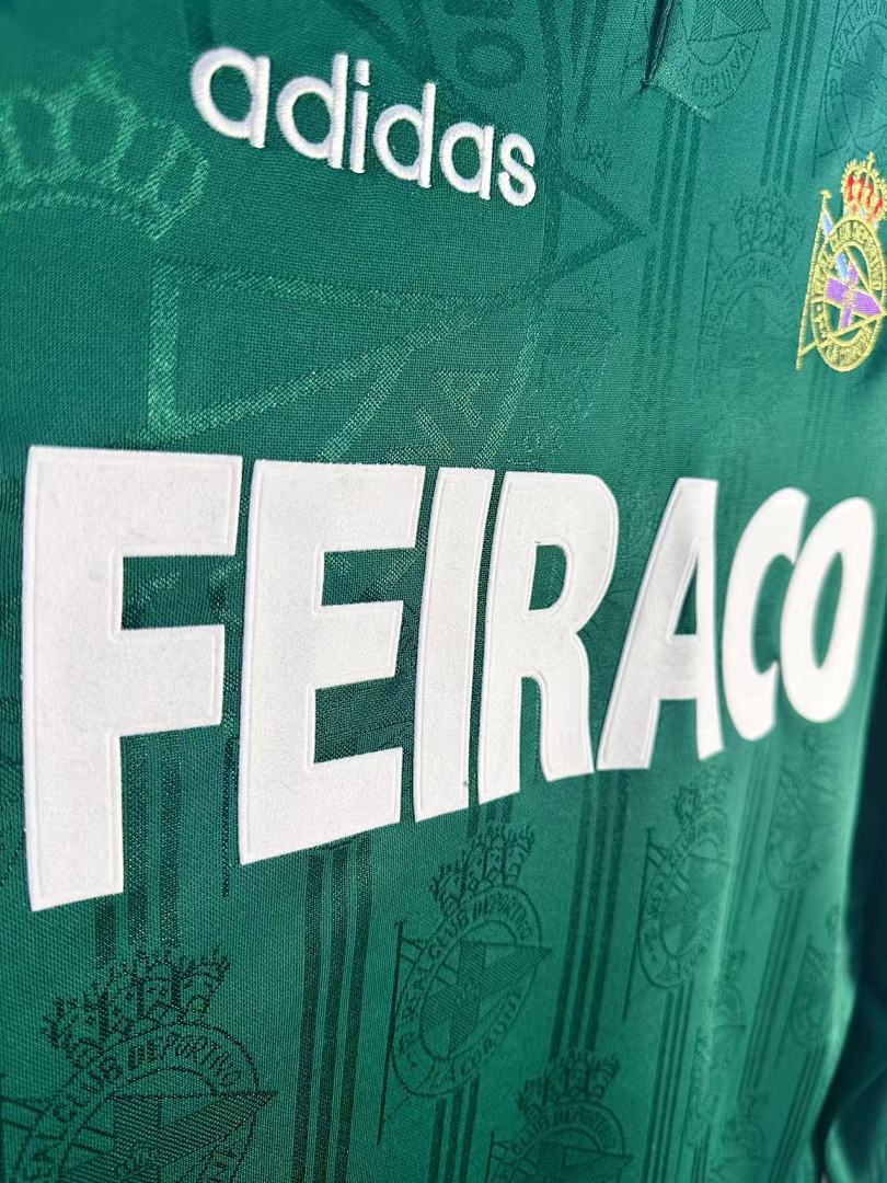 Deportivo La Coruna 1999-00 Away Long Sleeve Soccer Jersey