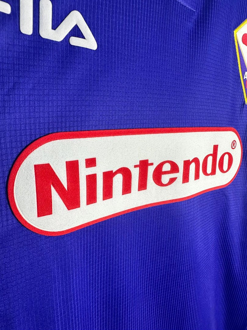 Fiorentina 1998-99 Home Long Sleeve Soccer Jersey