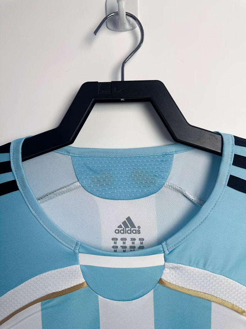 Argentina 2006-07 Home Long Sleeve Soccer Jersey