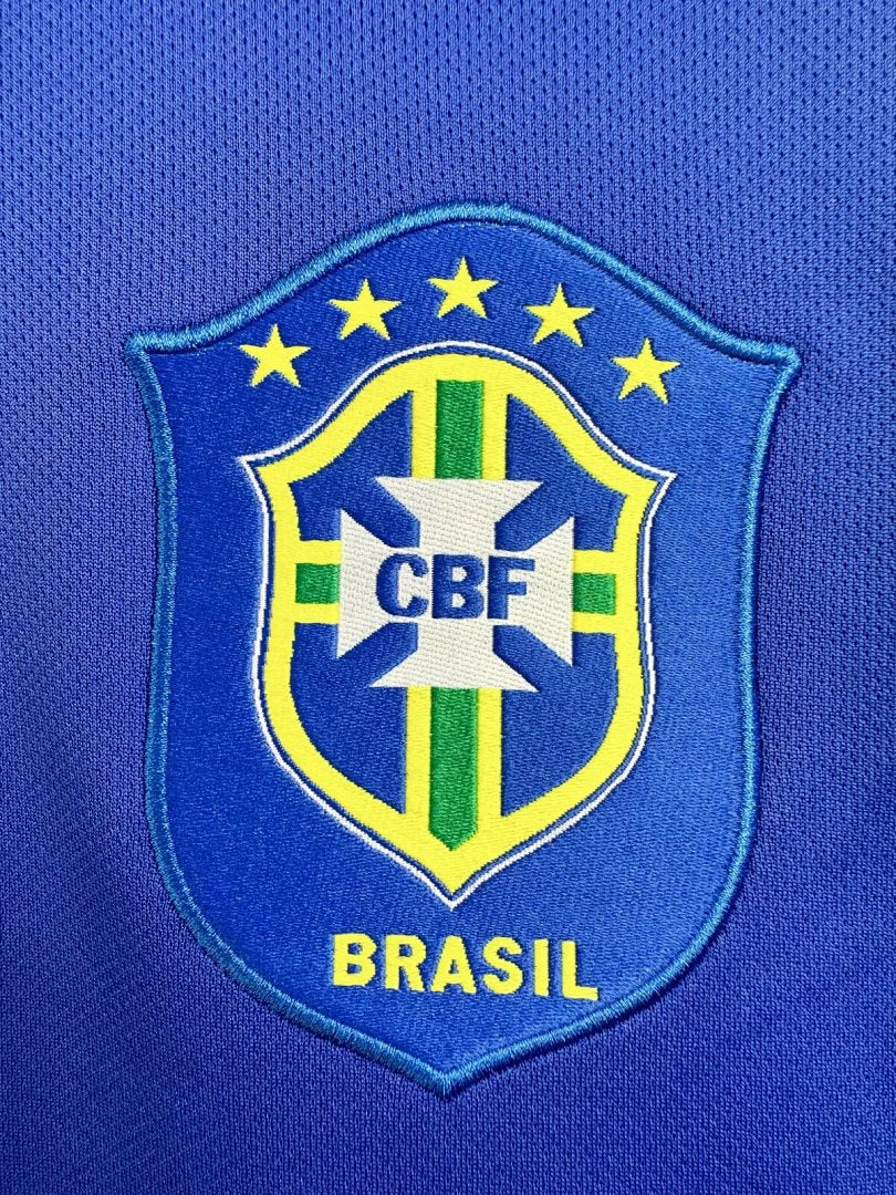 Brazil 2006 Away Long Sleeve Soccer Jersey