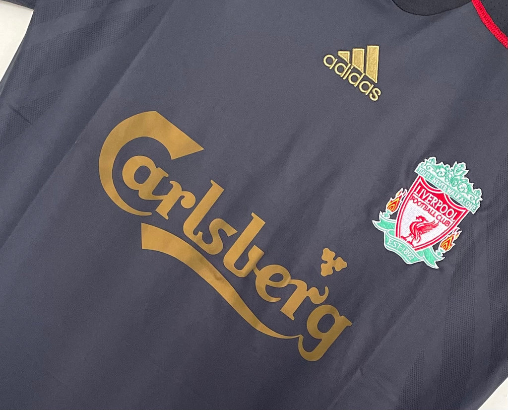 Liverpool 2009-10 Away Long Sleeve Soccer Jersey