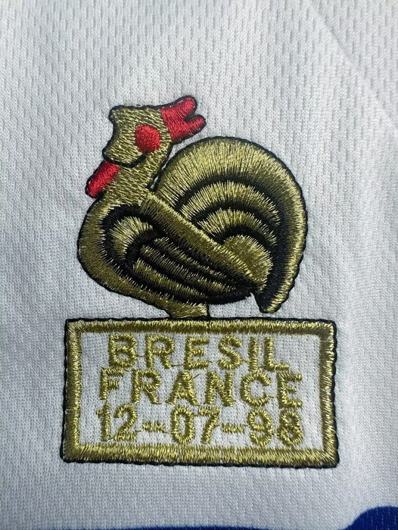 France 1998 Away Long Sleeve Soccer Jersey