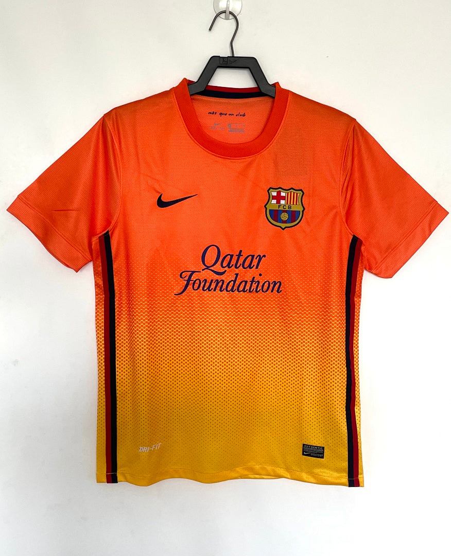 Barcelona 2012-13 Away Long Sleeve Soccer Jersey